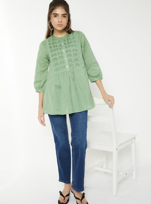 Women Pleated Tunic