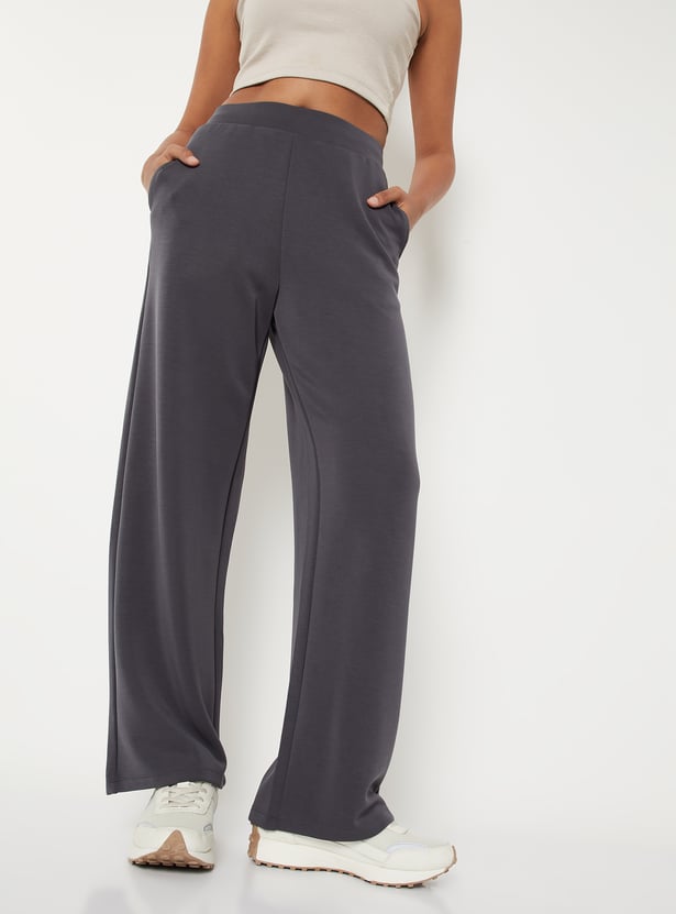 Women Solid Sports Track Pants