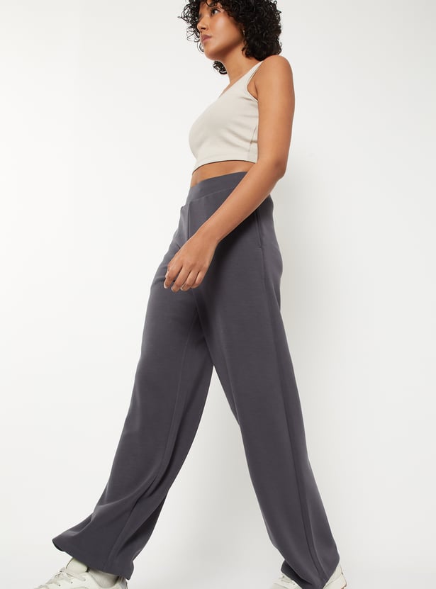 Women Solid Sports Track Pants