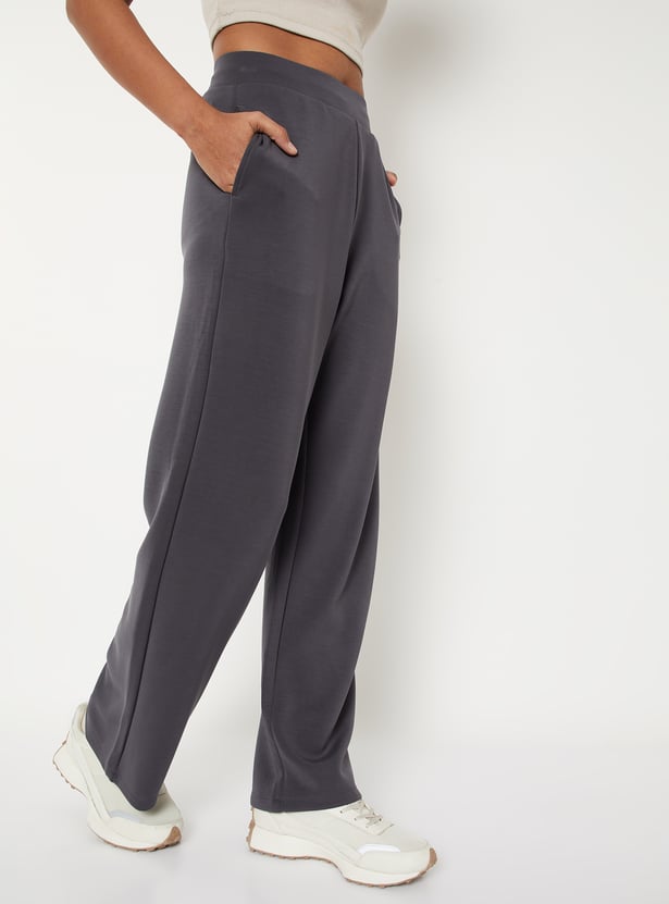 Women Solid Sports Track Pants