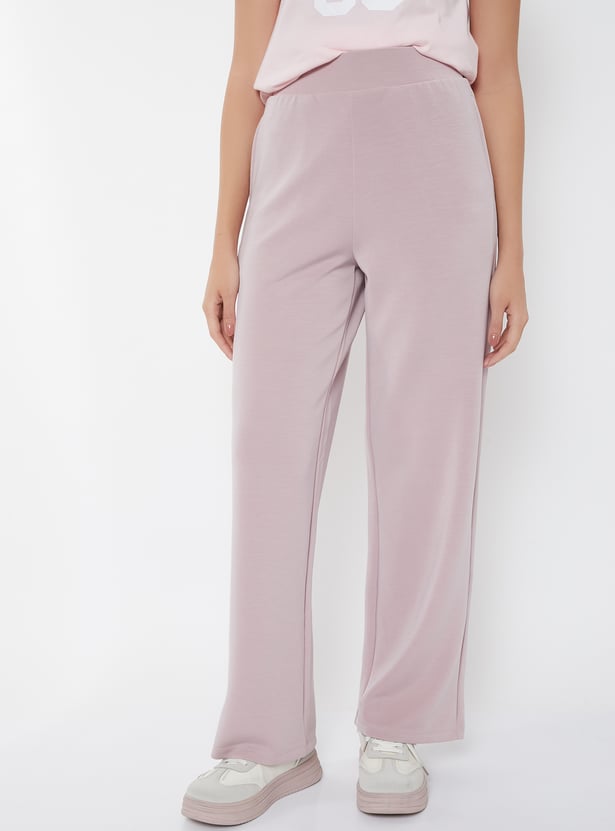 Women Solid Sports Track Pants