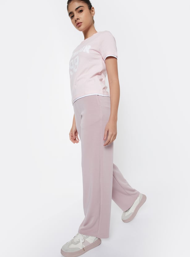 Women Solid Sports Track Pants