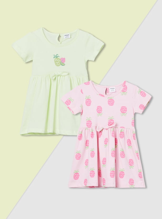 Girls Assorted Dress - Pack of 2