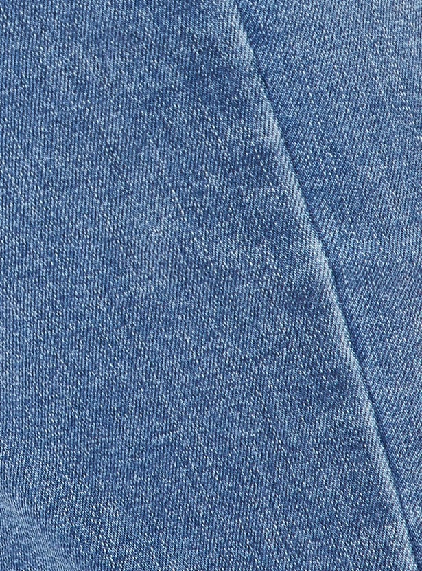 Women Medium Wash Flared Jeans