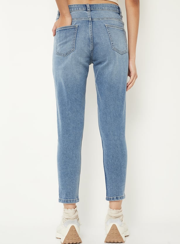 Women Washed Skinny Fit Jeans