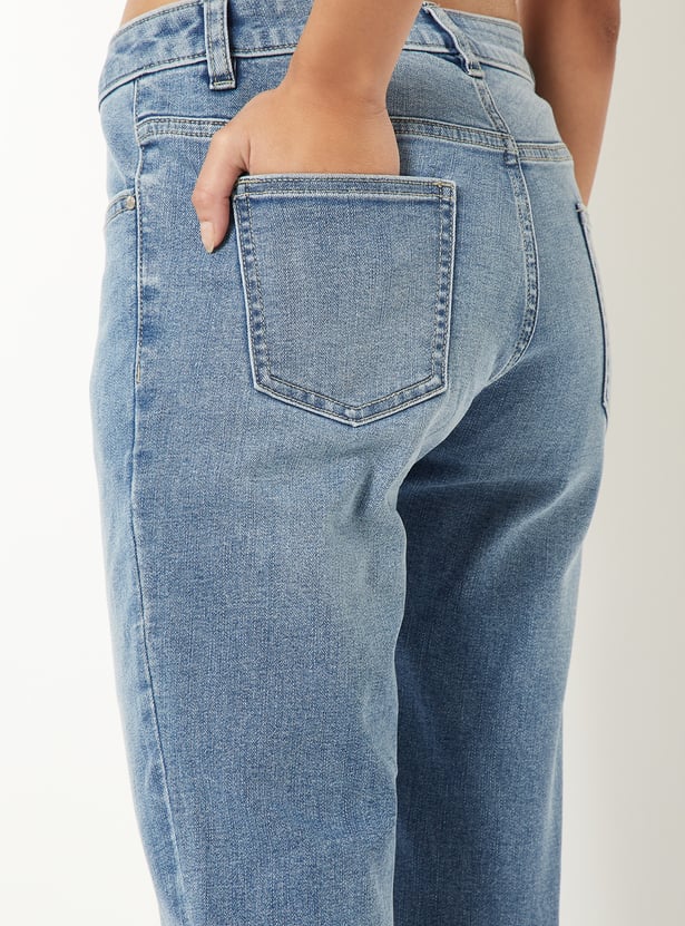 Women Washed Skinny Fit Jeans
