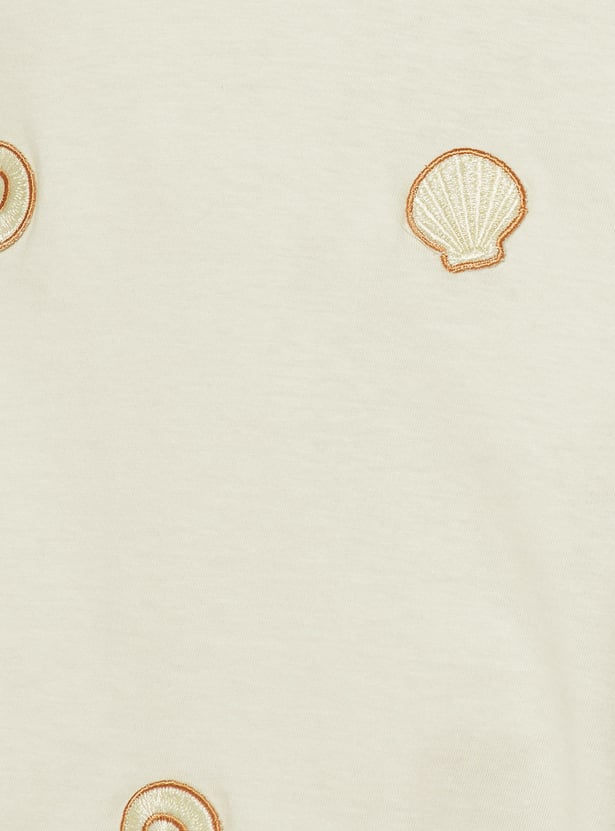 URB_N Women Applique T-shirt
