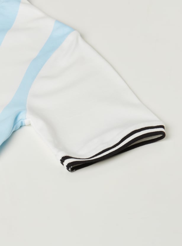 Girls Striped Argentina T-shirt