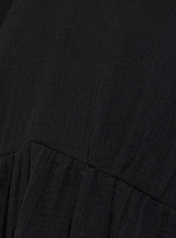 URB_N Women Solid A-line Dress