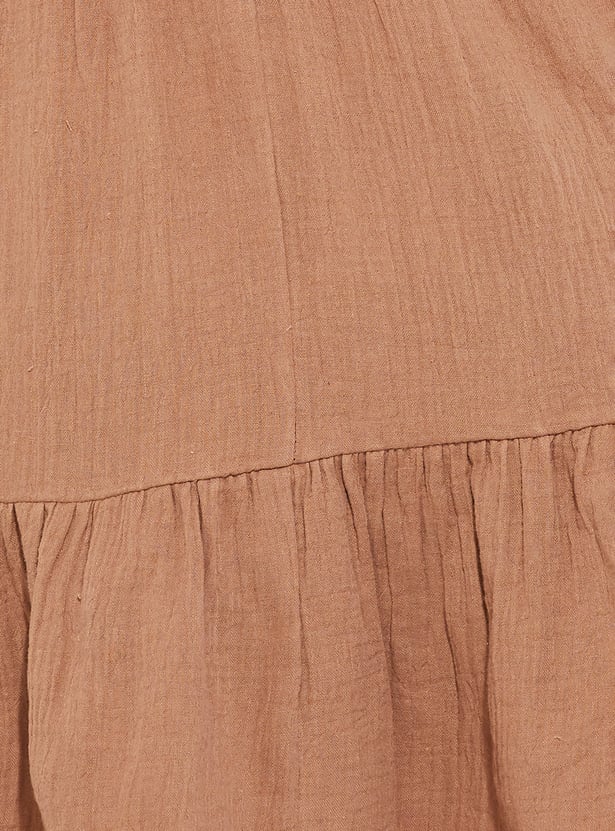 URB_N Women Solid A-line Dress
