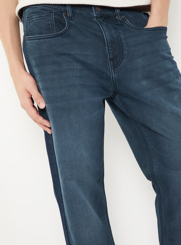 Men Washed Regular Fit Jeans