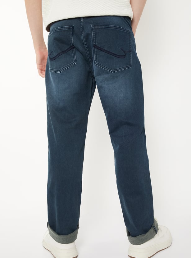 Men Washed Regular Fit Jeans