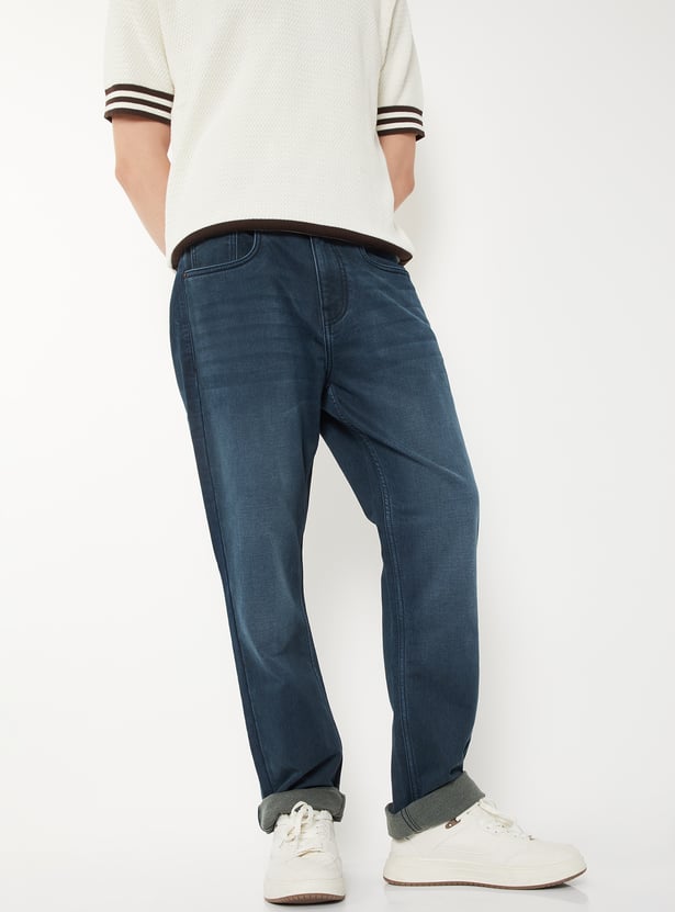Men Washed Regular Fit Jeans
