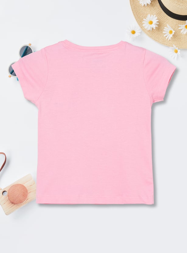 Girls Flip Sequin T-shirt