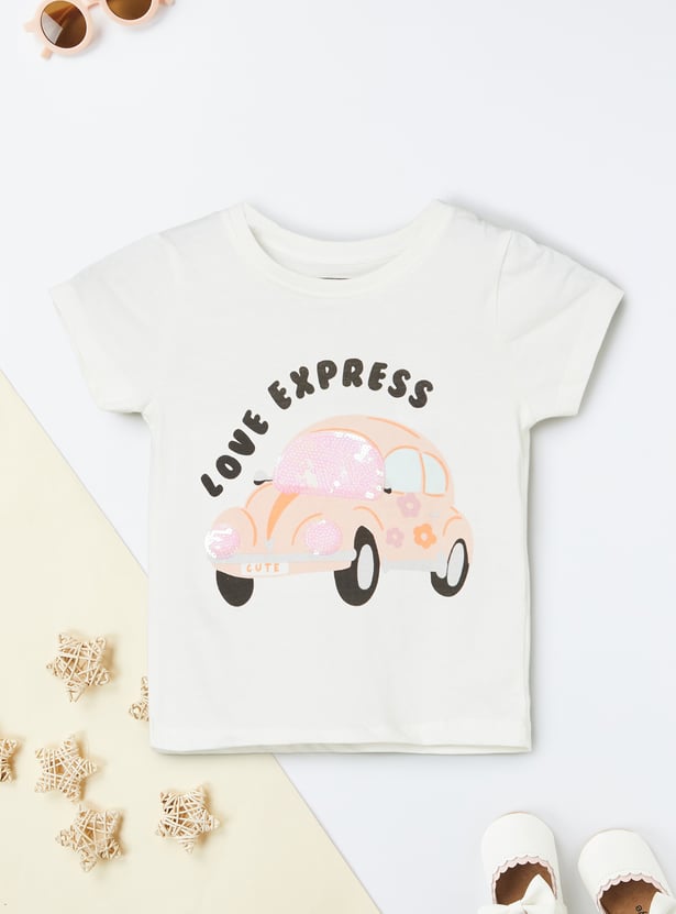 Girls Graphic Printed T-shirt