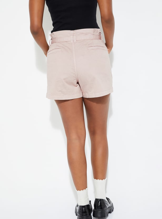 URB_N Women Solid Shorts