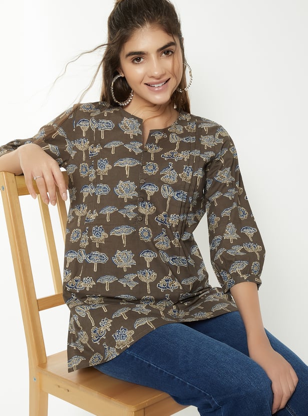 Women Printed Straight Kurti