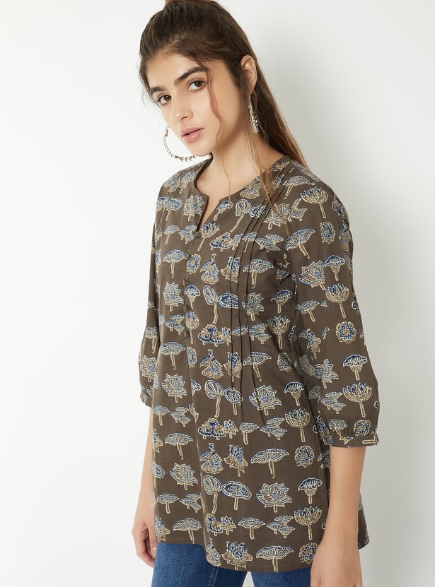 Women Printed Straight Kurti