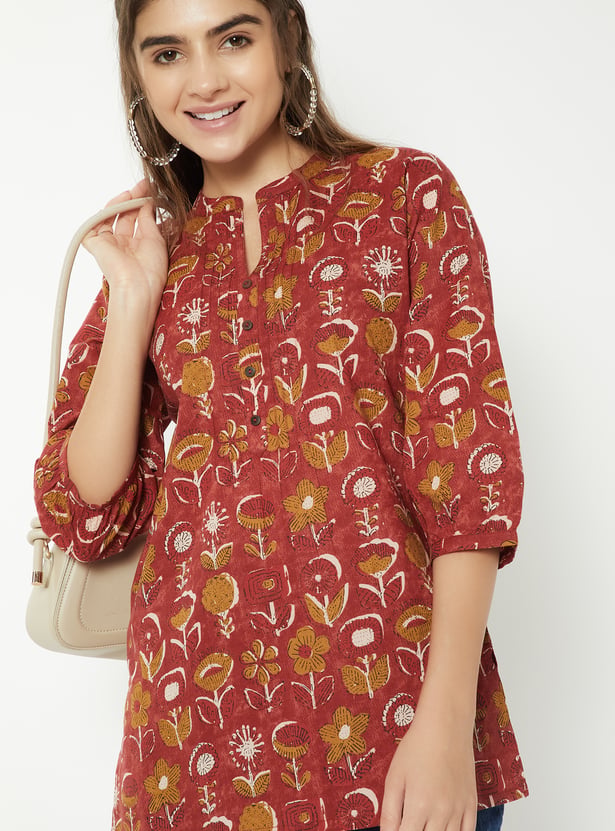 Women Printed Straight Kurti