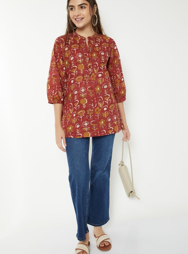 Women Printed Straight Kurti