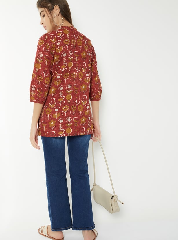 Women Printed Straight Kurti