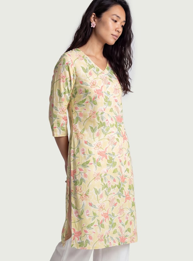 Women Printed Straight Kurta
