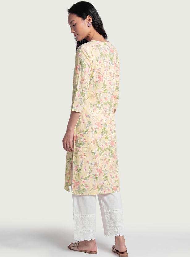 Women Printed Straight Kurta