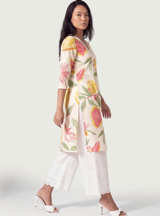 Women Printed Straight Kurta