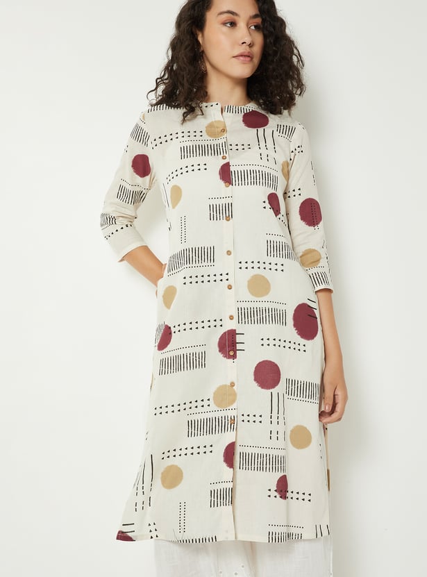 Women Printed Straight Kurta