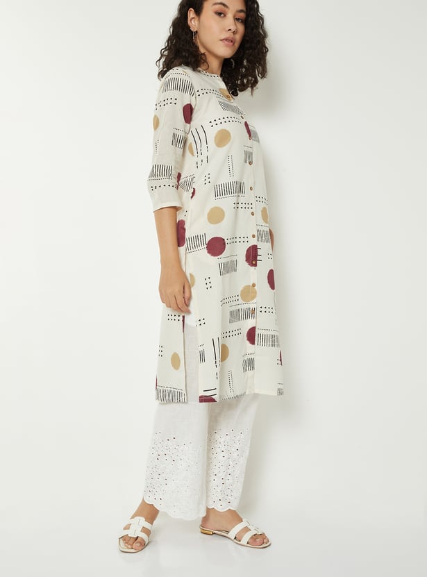 Women Printed Straight Kurta