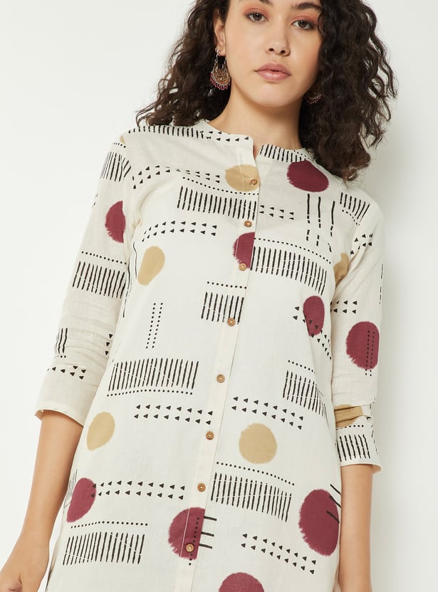 Women Printed Straight Kurta