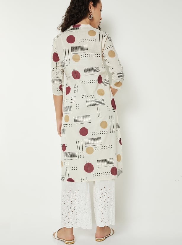 Women Printed Straight Kurta
