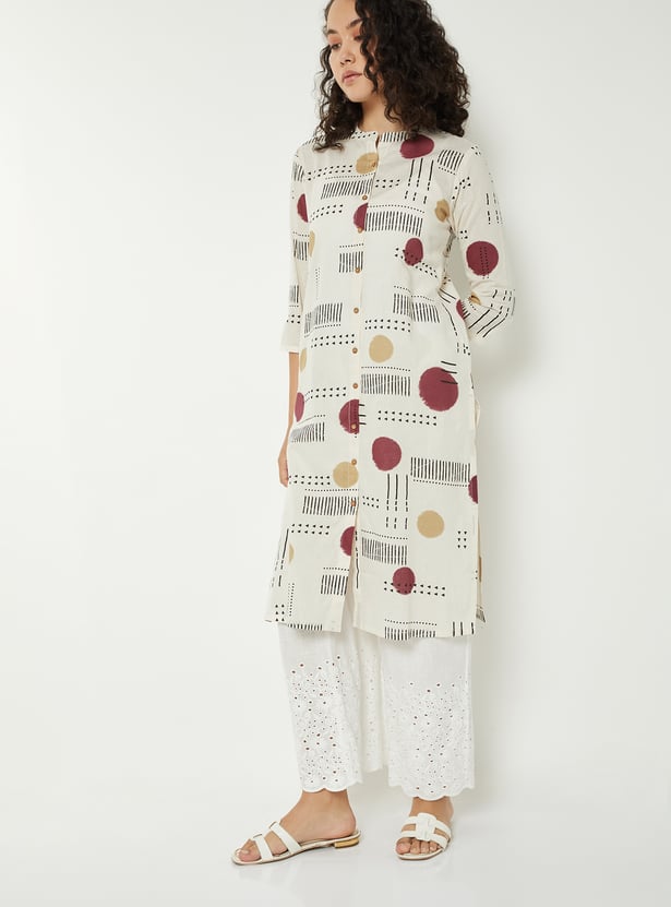 Women Printed Straight Kurta