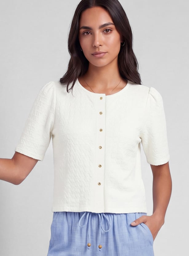 Women Embossed Top