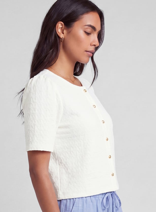 Women Embossed Top