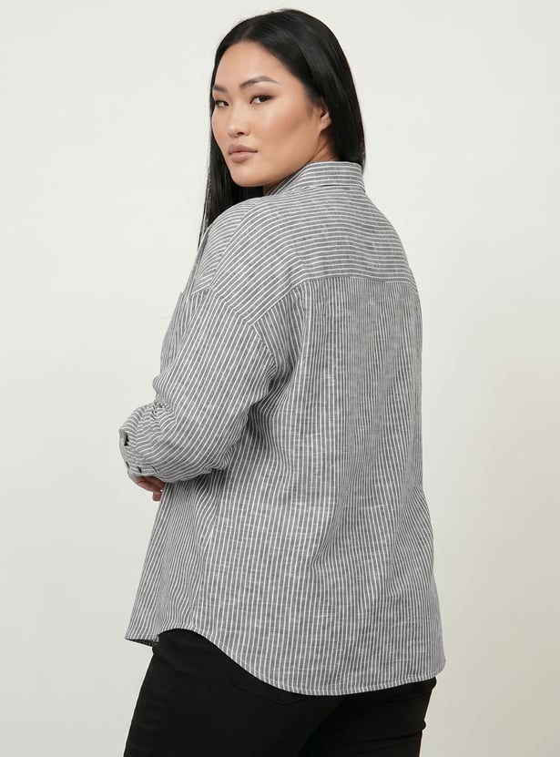 Women Striped Regular Fit Shirt