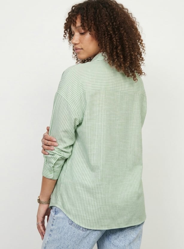 Women Striped Regular Fit Shirt