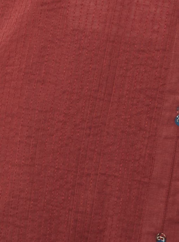 Women Pintuck Straight Kurta