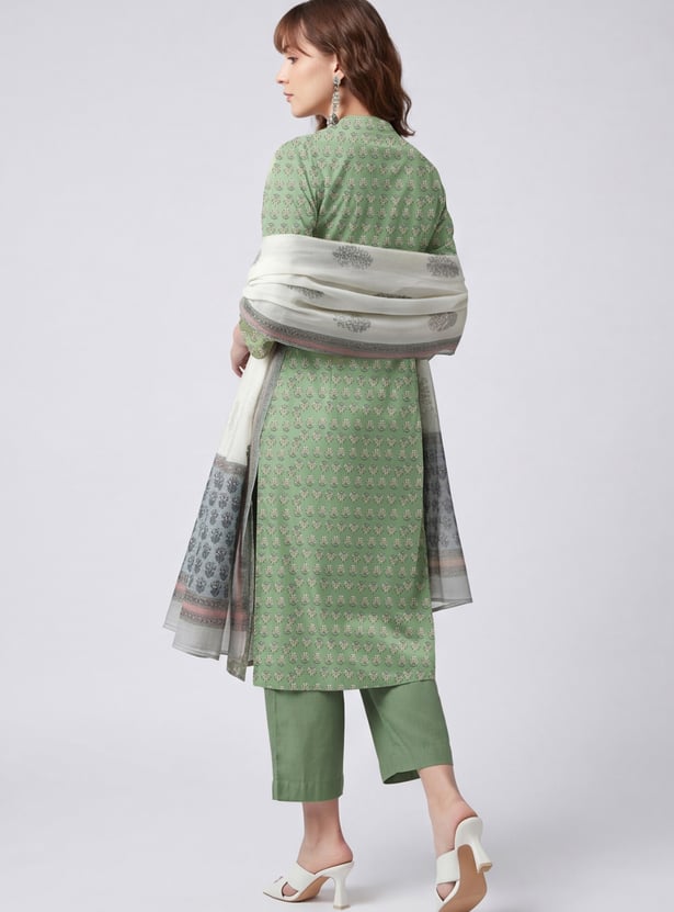 Women Printed Straight Kurta Set