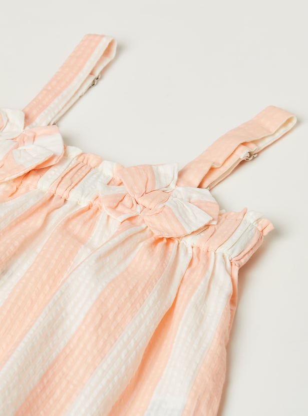 Girls Striped Trousers Set