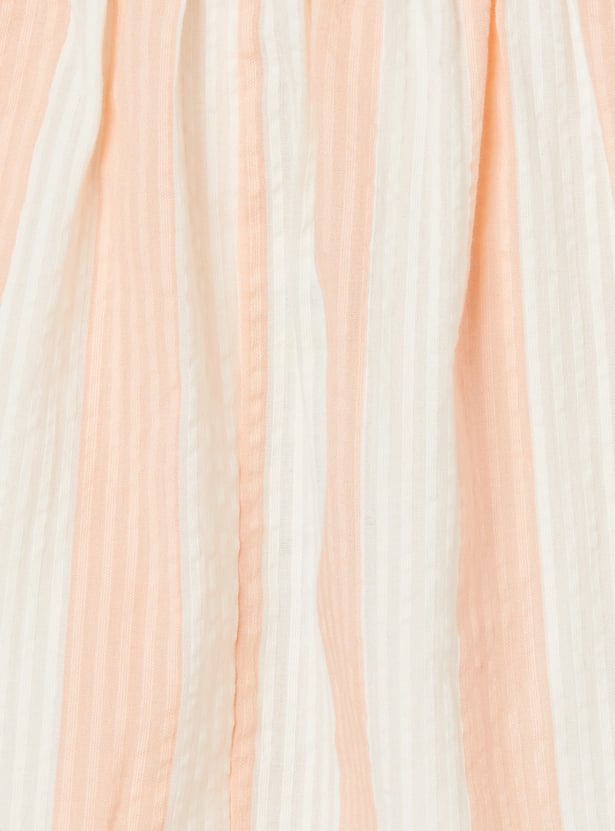 Girls Striped Trousers Set