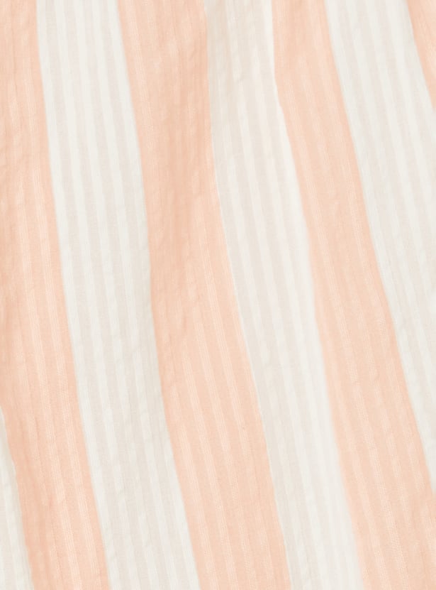 Girls Striped Trousers Set