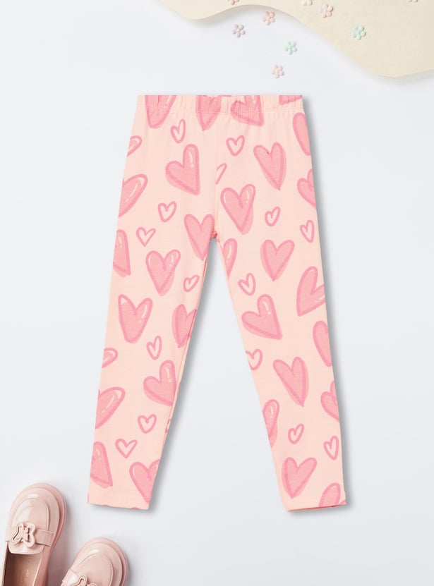 Girls Printed Leggings