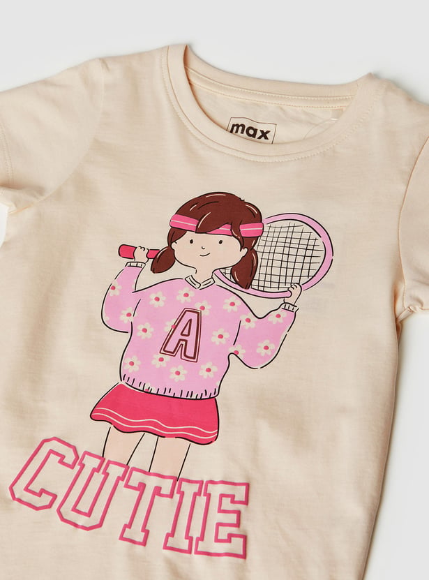Girls Printed T-shirt