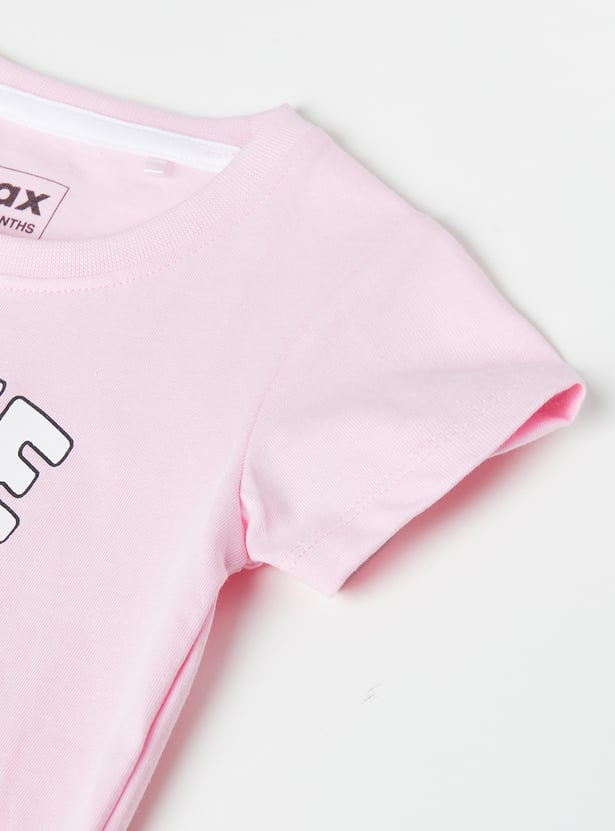 Girls Printed T-shirts - Pack of 3