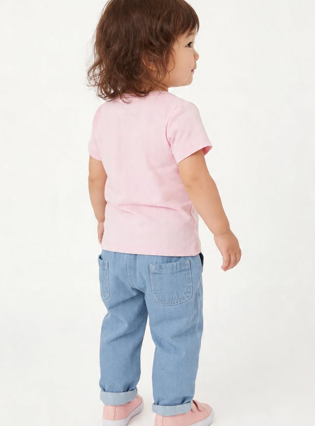 Girls Printed T-shirts - Pack of 3
