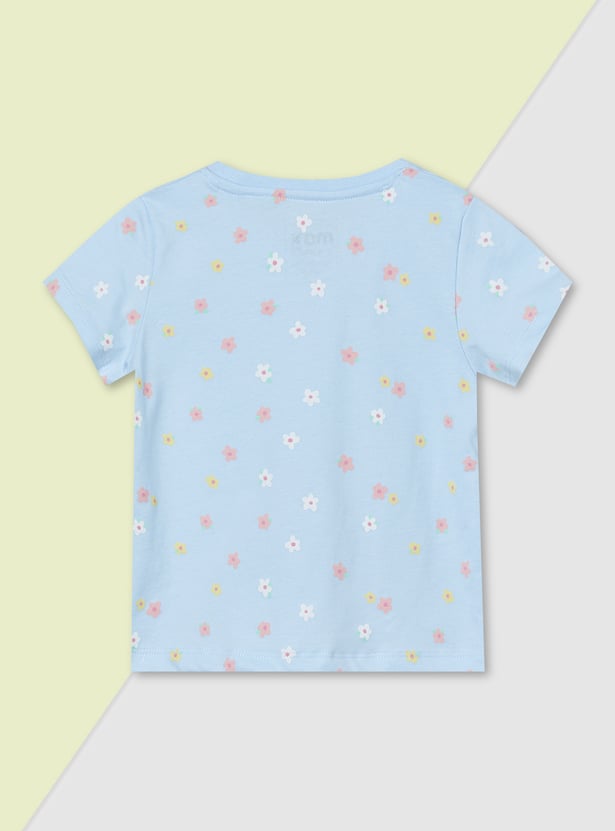 Girls Printed T-shirt - Pack of 3