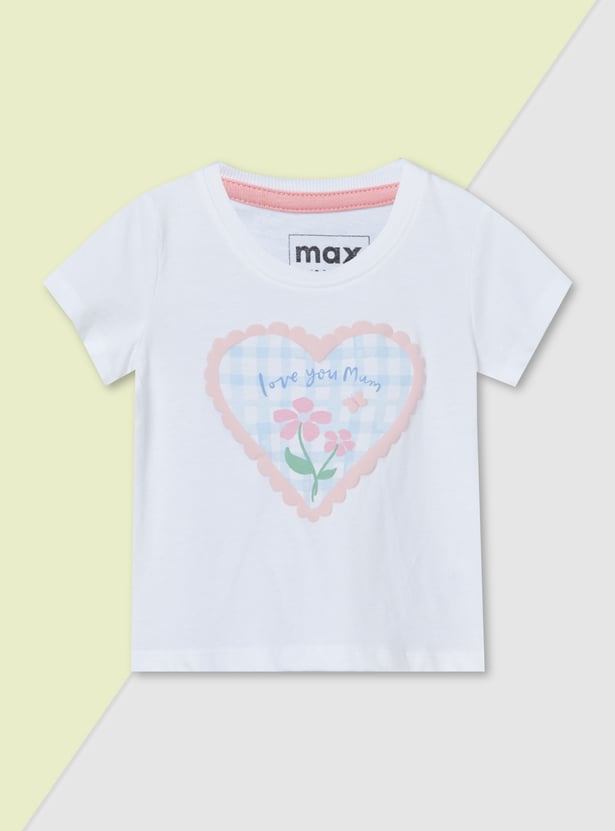 Girls Printed T-shirt - Pack of 3