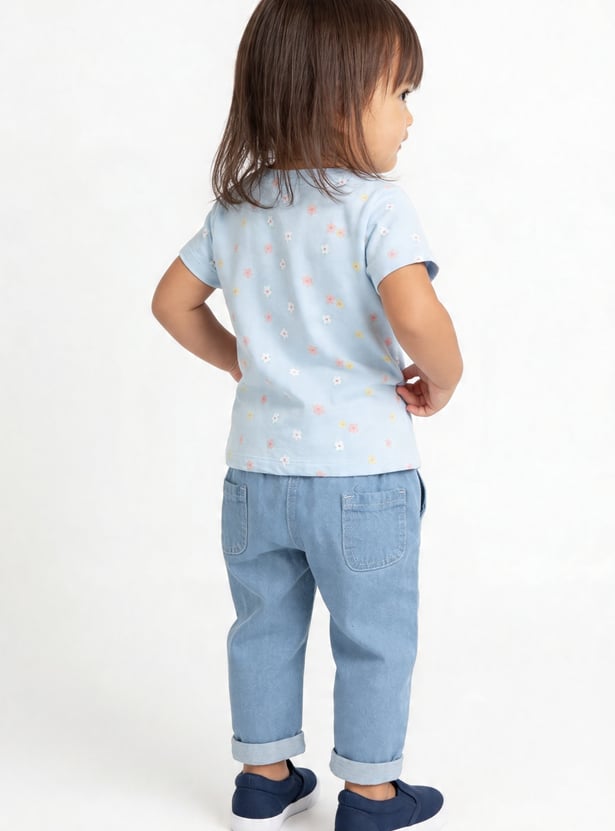Girls Printed T-shirt - Pack of 3