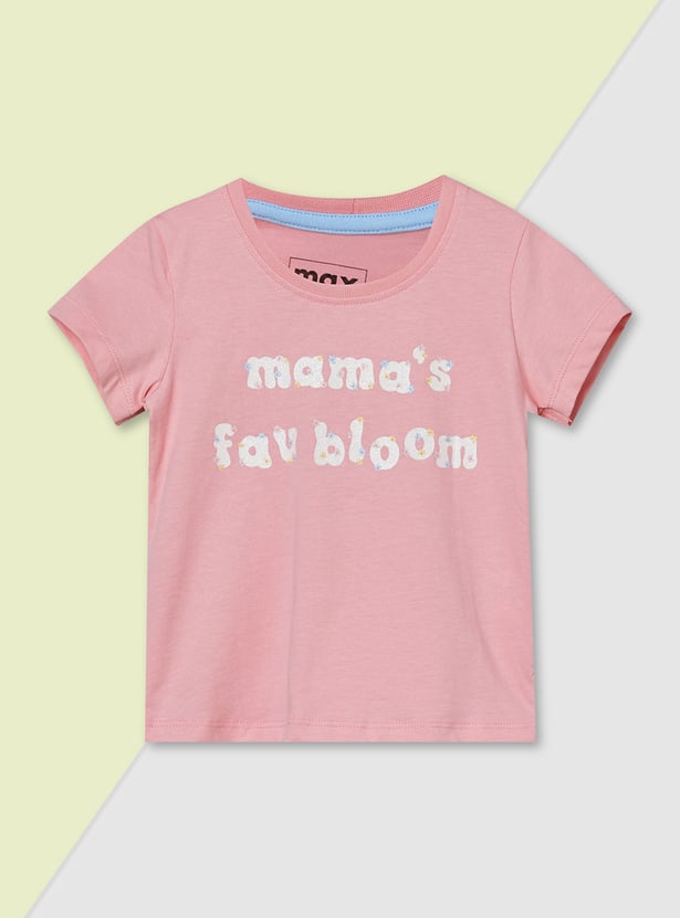 Girls Printed T-shirt - Pack of 3